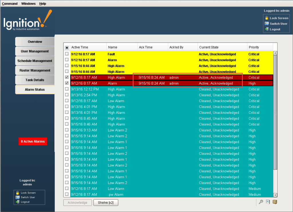 SCADA sistemlərində alarmların növləri&nbsp;hansılardır?