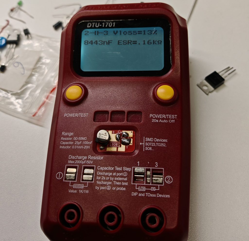 Kondensatorun ESR dəyəri