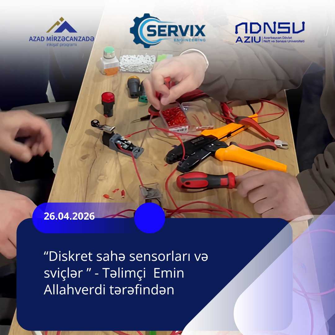 Diskret sahə sensorları və sviçlər təlimi keçirildi