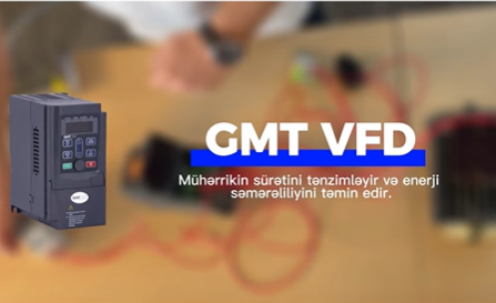 GMTCNT MICNO markalı VFD ilə asinxron mühərrikin idarə olunması